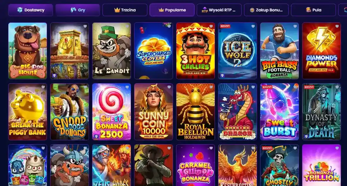 Lobby gier Trino Casino